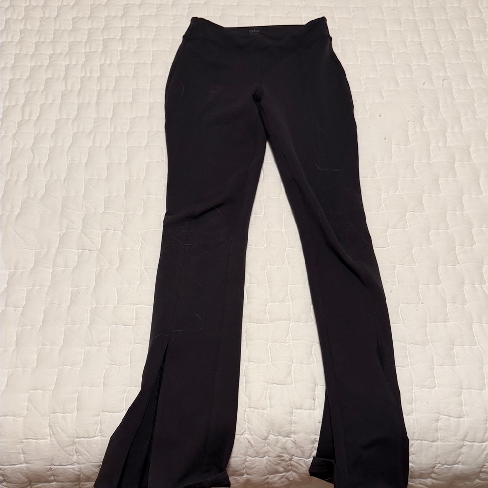 ALO Yoga Black Flared Leggings